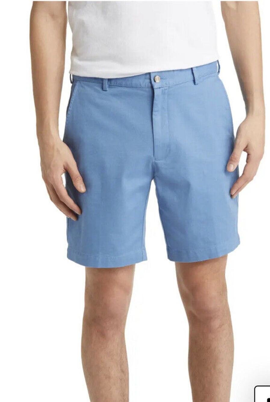 Peter millar Pilot Stretch Cotton Twill Shorts Size 40 Mens Modern Fit Chino